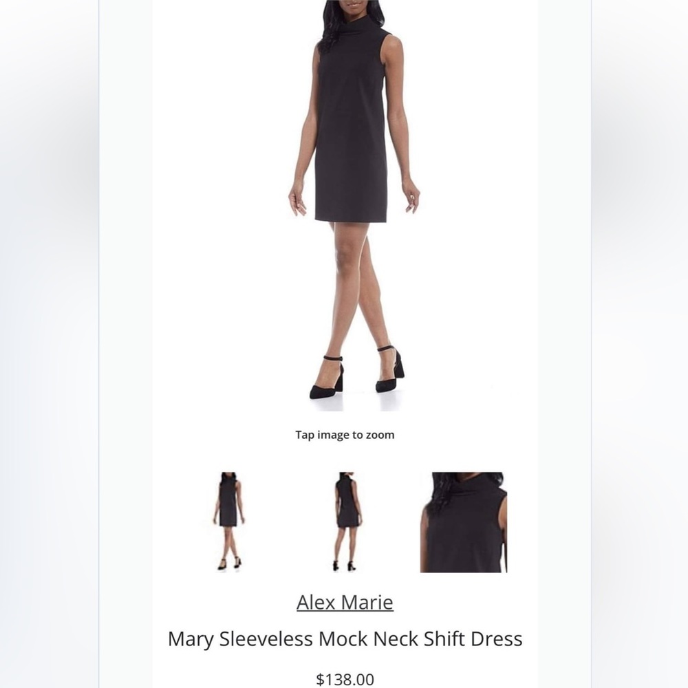 Alex Marie mock neck dress